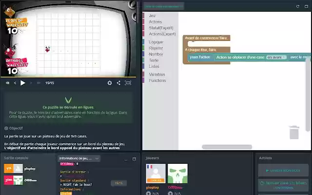 Codingame 4 Kids from Chrome web store to be run with OffiDocs Chromium online Codingame 4 Kids from Chrome web store to be run with OffiDocs Chromium online