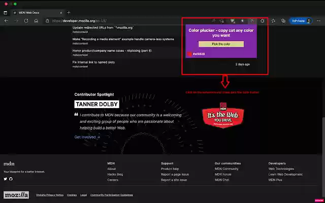 Color plucker from Chrome web store to be run with OffiDocs Chromium online Color plucker from Chrome web store to be run with OffiDocs Chromium online