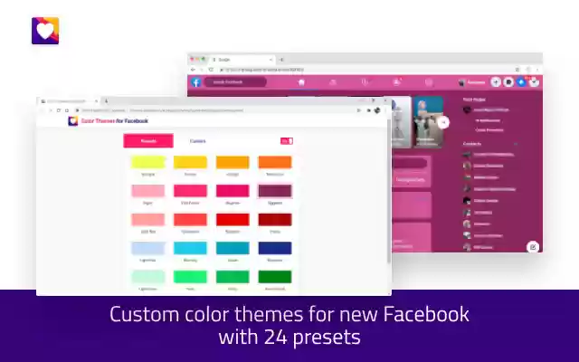 Color Themes for Facebook from Chrome web store to be run with OffiDocs Chromium online Color Themes for Facebook from Chrome web store to be run with OffiDocs Chromium online