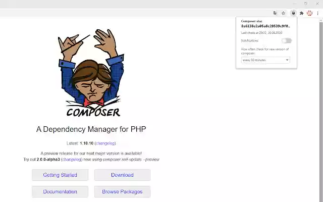 Composer Update Notifier from Chrome web store to be run with OffiDocs Chromium online Composer Update Notifier from Chrome web store to be run with OffiDocs Chromium online
