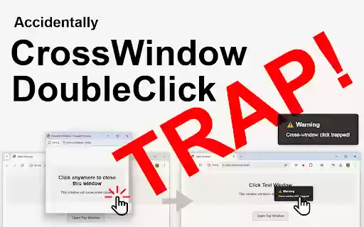 CrossWindow DoubleClick Trapper from Chrome web store to be run with OffiDocs Chromium online CrossWindow DoubleClick Trapper from Chrome web store to be run with OffiDocs Chromium online