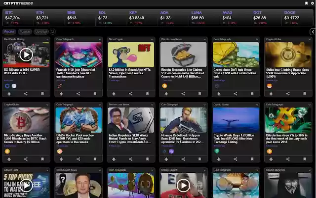 Crypto Trends from Chrome web store to be run with OffiDocs Chromium online Crypto Trends from Chrome web store to be run with OffiDocs Chromium online