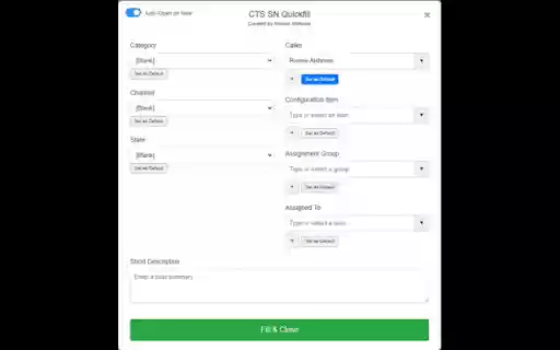 CTS SN Quickfill from Chrome web store to be run with OffiDocs Chromium online CTS SN Quickfill from Chrome web store to be run with OffiDocs Chromium online
