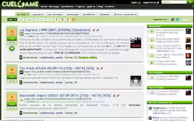 Cuélgame from Chrome web store to be run with OffiDocs Chromium online Cuélgame from Chrome web store to be run with OffiDocs Chromium online