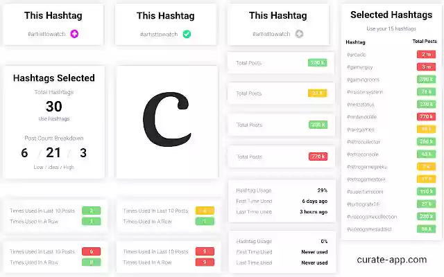 Curate: Hashtag Tool from Chrome web store to be run with OffiDocs Chromium online Curate: Hashtag Tool from Chrome web store to be run with OffiDocs Chromium online