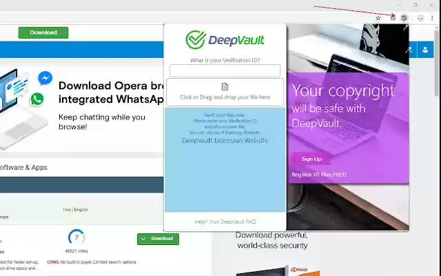 DeepVault from Chrome web store to be run with OffiDocs Chromium online DeepVault from Chrome web store to be run with OffiDocs Chromium online