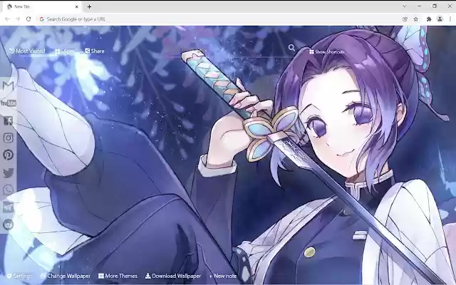 Demon Slayer Shinobu Kocho Wallpaper from Chrome web store to be run with OffiDocs Chromium online Demon Slayer Shinobu Kocho Wallpaper from Chrome web store to be run with OffiDocs Chromium online