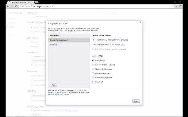 Dvorak left from Chrome web store to be run with OffiDocs Chromium online Dvorak left from Chrome web store to be run with OffiDocs Chromium online