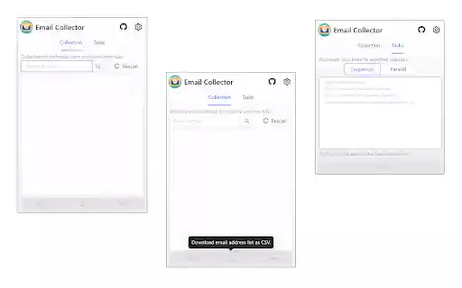 Email Collector from Chrome web store to be run with OffiDocs Chromium online Email Collector from Chrome web store to be run with OffiDocs Chromium online