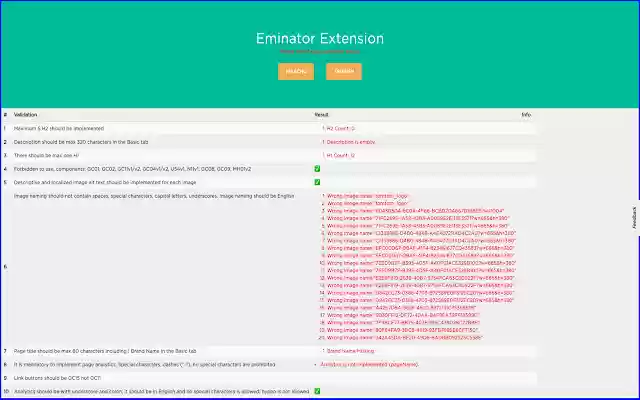Eminator Extension from Chrome web store to be run with OffiDocs Chromium online Eminator Extension from Chrome web store to be run with OffiDocs Chromium online
