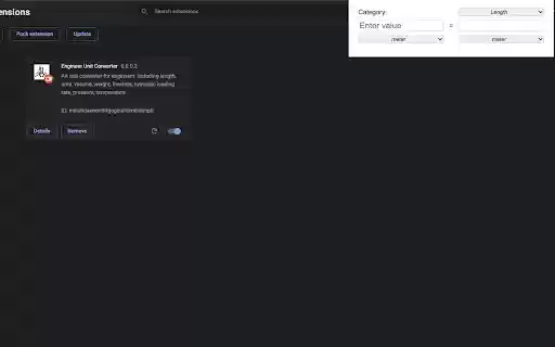 Engineer Unit Converter from Chrome web store to be run with OffiDocs Chromium online Engineer Unit Converter from Chrome web store to be run with OffiDocs Chromium online