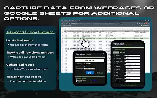 ET Sniper Click2Dial from Chrome web store to be run with OffiDocs Chromium online ET Sniper Click2Dial from Chrome web store to be run with OffiDocs Chromium online