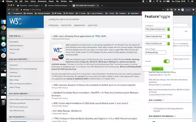Feature Toggle Extension from Chrome web store to be run with OffiDocs Chromium online Feature Toggle Extension from Chrome web store to be run with OffiDocs Chromium online