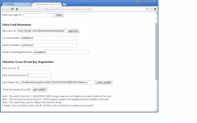 Felica IDm Reader App for RC S380 from Chrome web store to be run with OffiDocs Chromium online Felica IDm Reader App for RC S380 from Chrome web store to be run with OffiDocs Chromium online