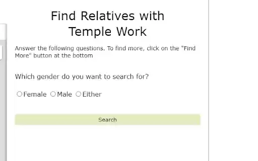 Find Temple Ordinances from Chrome web store to be run with OffiDocs Chromium online Find Temple Ordinances from Chrome web store to be run with OffiDocs Chromium online