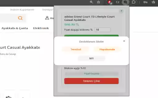 Fiyat Takip from Chrome web store to be run with OffiDocs Chromium online Fiyat Takip from Chrome web store to be run with OffiDocs Chromium online