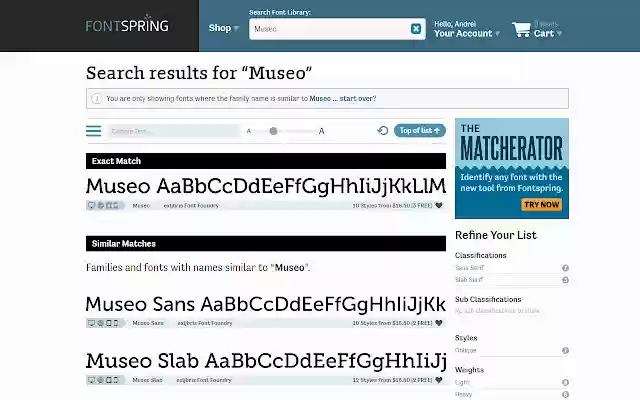 FontSpring Search from Chrome web store to be run with OffiDocs Chromium online FontSpring Search from Chrome web store to be run with OffiDocs Chromium online