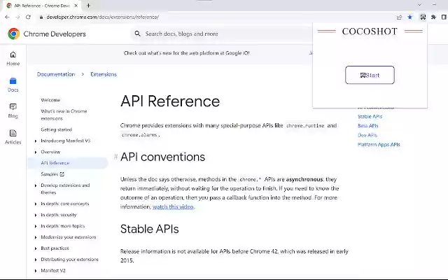 Full page screenshot, screen capture CocoShot from Chrome web store to be run with OffiDocs Chromium online Full page screenshot, screen capture CocoShot from Chrome web store to be run with OffiDocs Chromium online