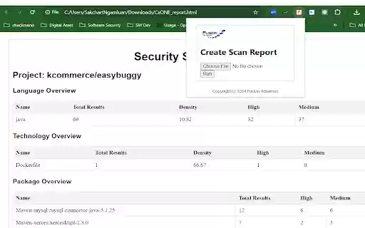 Fusion CxONE Report Generator from Chrome web store to be run with OffiDocs Chromium online Fusion CxONE Report Generator from Chrome web store to be run with OffiDocs Chromium online