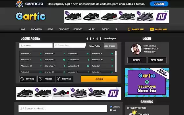 Gartic Dark Theme from Chrome web store to be run with OffiDocs Chromium online Gartic Dark Theme from Chrome web store to be run with OffiDocs Chromium online