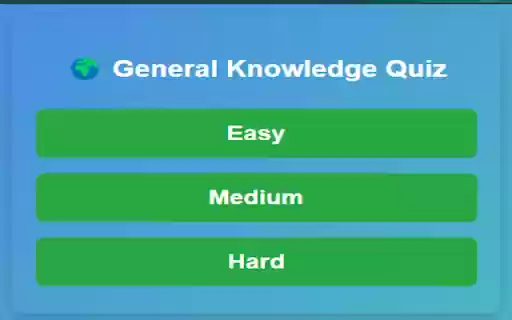 General Knowledge Quiz App from Chrome web store to be run with OffiDocs Chromium online General Knowledge Quiz App from Chrome web store to be run with OffiDocs Chromium online