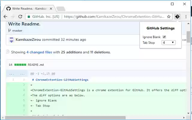 GitHub Settings from Chrome web store to be run with OffiDocs Chromium online GitHub Settings from Chrome web store to be run with OffiDocs Chromium online