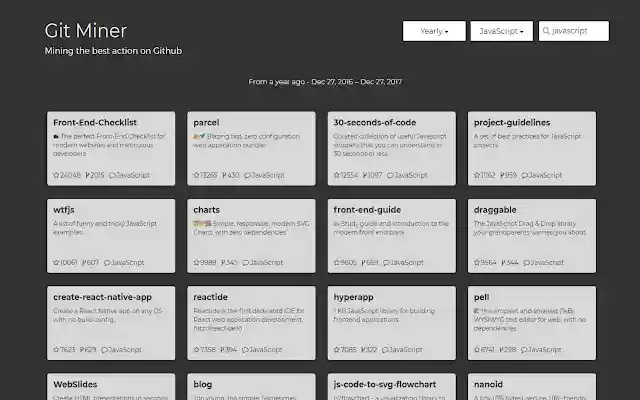 Git Miner from Chrome web store to be run with OffiDocs Chromium online Git Miner from Chrome web store to be run with OffiDocs Chromium online