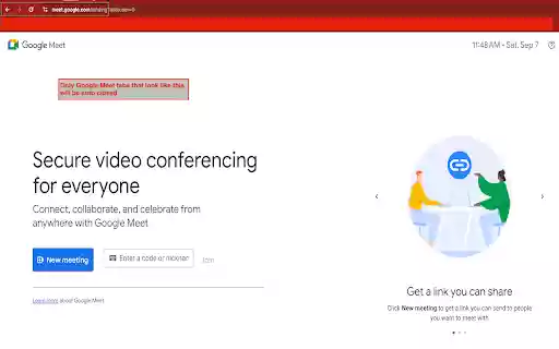 Google Meet Tab Manager from Chrome web store to be run with OffiDocs Chromium online Google Meet Tab Manager from Chrome web store to be run with OffiDocs Chromium online
