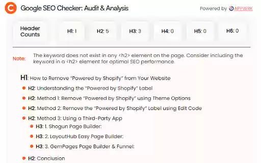 Google SEO Checker Audit Analysis from Chrome web store to be run with OffiDocs Chromium online Google SEO Checker Audit Analysis from Chrome web store to be run with OffiDocs Chromium online