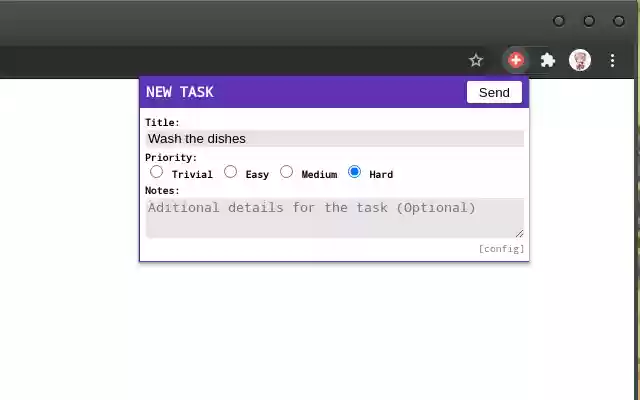 Habitica Add Task from Chrome web store to be run with OffiDocs Chromium online Habitica Add Task from Chrome web store to be run with OffiDocs Chromium online
