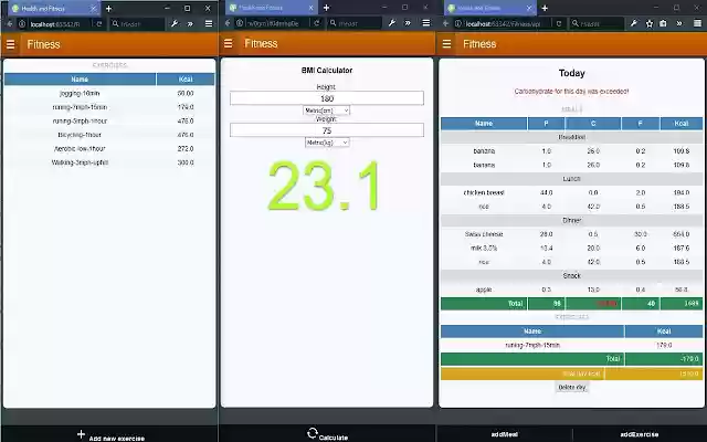Health and Fitness from Chrome web store to be run with OffiDocs Chromium online Health and Fitness from Chrome web store to be run with OffiDocs Chromium online