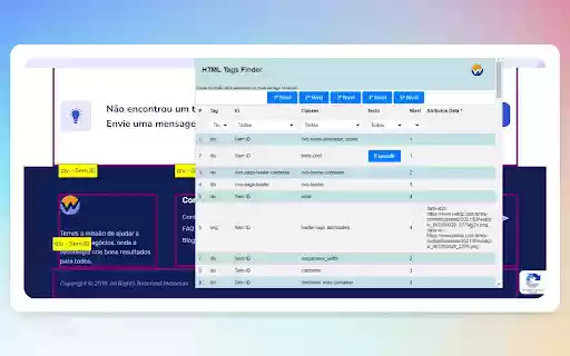 HTML Tags Finder from Chrome web store to be run with OffiDocs Chromium online HTML Tags Finder from Chrome web store to be run with OffiDocs Chromium online
