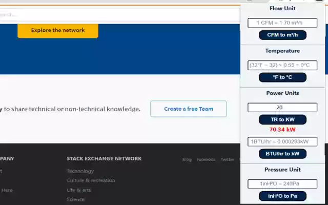 HVAC Converter from Chrome web store to be run with OffiDocs Chromium online HVAC Converter from Chrome web store to be run with OffiDocs Chromium online