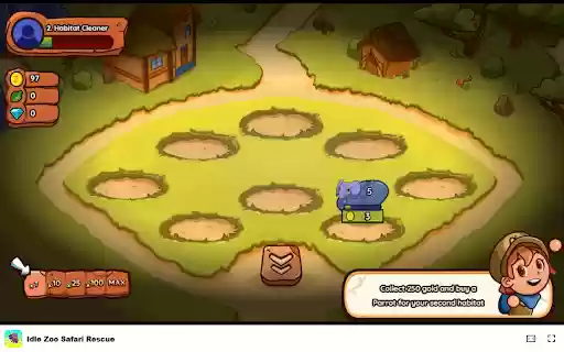 Idle Zoo Safari Rescue Release animals for green powers and upgrades! from Chrome web store to be run with OffiDocs Chromium online Idle Zoo Safari Rescue Release animals for green powers and upgrades! from Chrome web store to be run with OffiDocs Chromium online