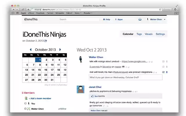 iDoneThis from Chrome web store to be run with OffiDocs Chromium online iDoneThis from Chrome web store to be run with OffiDocs Chromium online