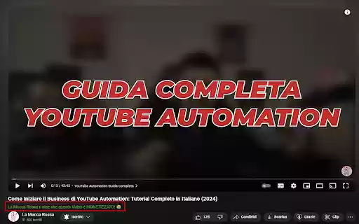 Il video YouTube è monetizzato? from Chrome web store to be run with OffiDocs Chromium online Il video YouTube è monetizzato? from Chrome web store to be run with OffiDocs Chromium online