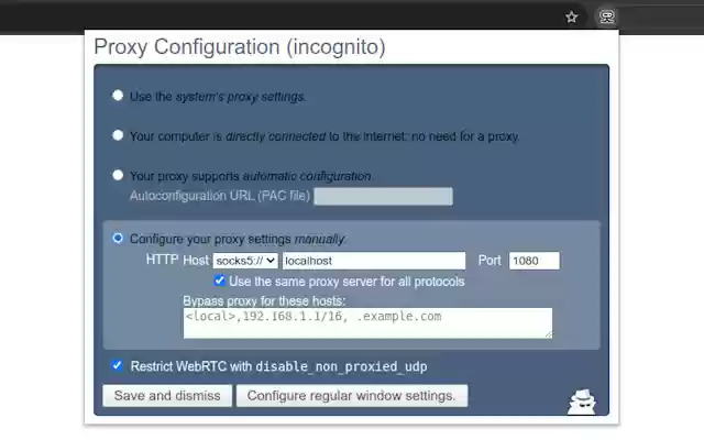 Incognito Proxy from Chrome web store to be run with OffiDocs Chromium online Incognito Proxy from Chrome web store to be run with OffiDocs Chromium online