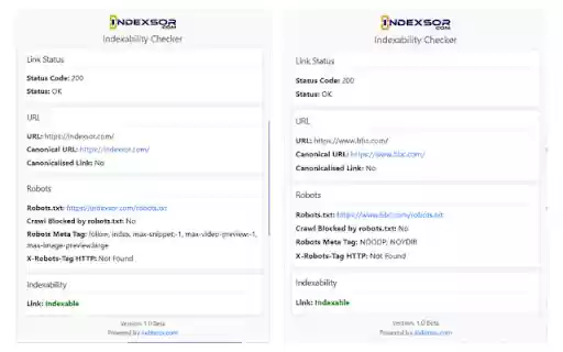 Indexsor Indexability Checker from Chrome web store to be run with OffiDocs Chromium online Indexsor Indexability Checker from Chrome web store to be run with OffiDocs Chromium online