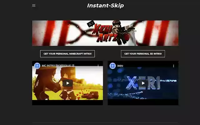 InstantSkip from Chrome web store to be run with OffiDocs Chromium online InstantSkip from Chrome web store to be run with OffiDocs Chromium online