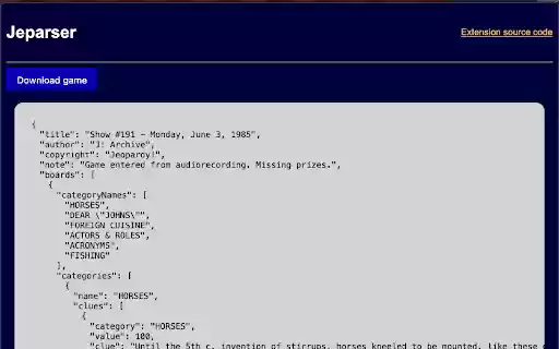 jeparser from Chrome web store to be run with OffiDocs Chromium online jeparser from Chrome web store to be run with OffiDocs Chromium online