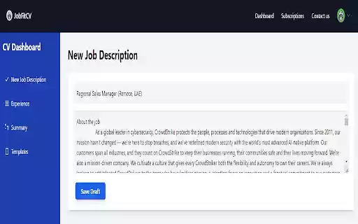 JobFitCV LinkedIn Extractor from Chrome web store to be run with OffiDocs Chromium online JobFitCV LinkedIn Extractor from Chrome web store to be run with OffiDocs Chromium online