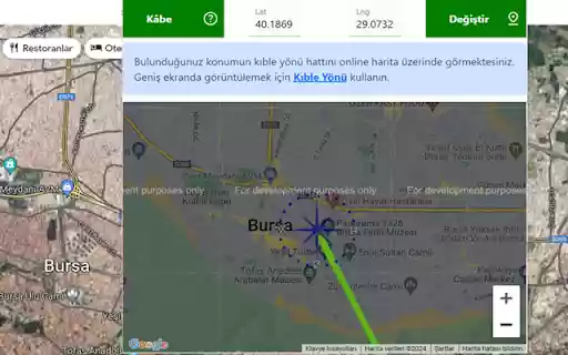 Kıble Yönü from Chrome web store to be run with OffiDocs Chromium online Kıble Yönü from Chrome web store to be run with OffiDocs Chromium online