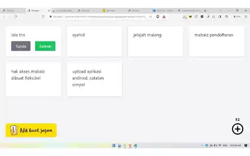 Kerjaan from Chrome web store to be run with OffiDocs Chromium online Kerjaan from Chrome web store to be run with OffiDocs Chromium online