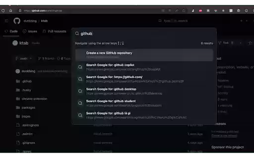 KTab Manage Tabs, History, and Bookmarks from Chrome web store to be run with OffiDocs Chromium online KTab Manage Tabs, History, and Bookmarks from Chrome web store to be run with OffiDocs Chromium online