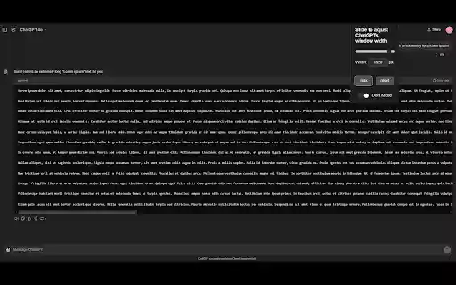 Larger ChatGPT Interactive Window from Chrome web store to be run with OffiDocs Chromium online Larger ChatGPT Interactive Window from Chrome web store to be run with OffiDocs Chromium online