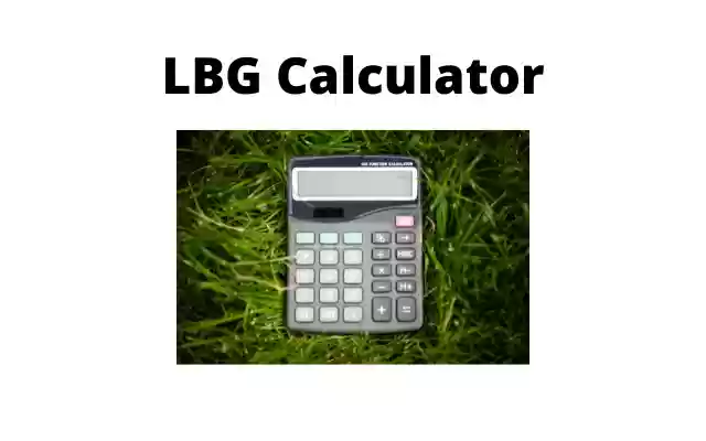 LBG Calculator from Chrome web store to be run with OffiDocs Chromium online LBG Calculator from Chrome web store to be run with OffiDocs Chromium online