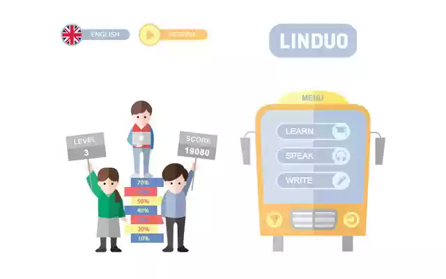 LinDuo Learn English for FREE from Chrome web store to be run with OffiDocs Chromium online LinDuo Learn English for FREE from Chrome web store to be run with OffiDocs Chromium online