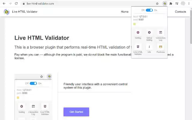 Live HTML Validator from Chrome web store to be run with OffiDocs Chromium online Live HTML Validator from Chrome web store to be run with OffiDocs Chromium online