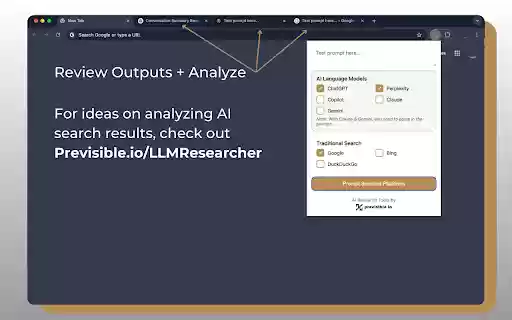 LLM Researcher from Chrome web store to be run with OffiDocs Chromium online LLM Researcher from Chrome web store to be run with OffiDocs Chromium online