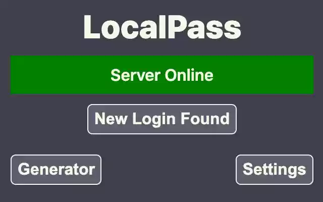 LocalPass from Chrome web store to be run with OffiDocs Chromium online LocalPass from Chrome web store to be run with OffiDocs Chromium online
